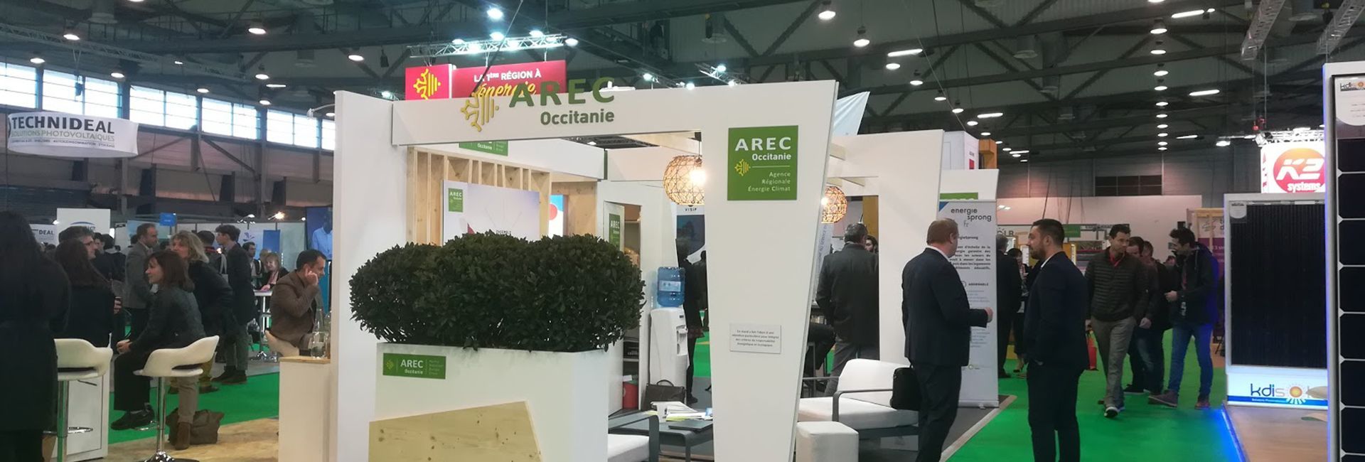Un stand écoresponsable pour l'AREC