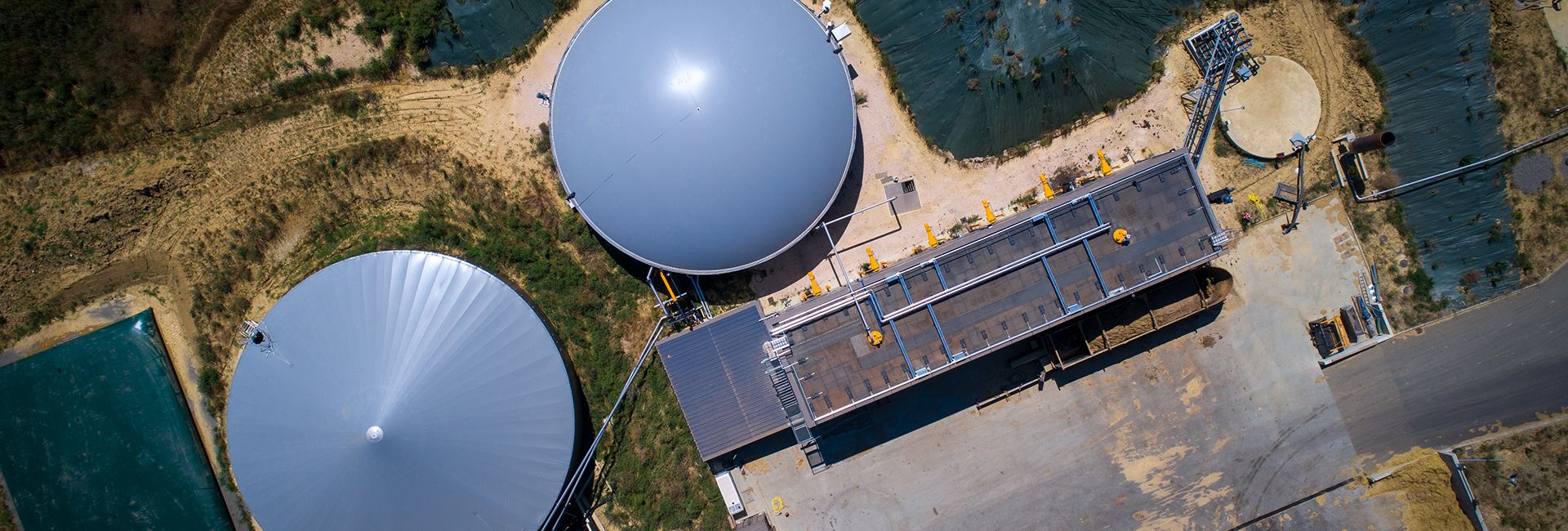 Unité de méthanisation agricole - Pellefigue