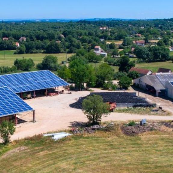 Centrales photovoltaïques en toitures agricoles - Villeneuve (12)