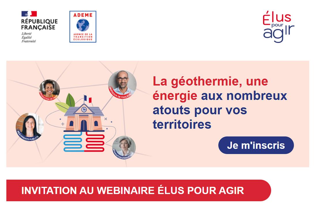 webinaire Géothermie Elus pour Agir - 19 septembre 2025