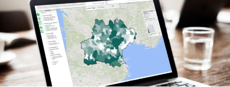 écran de PC avec Terristory