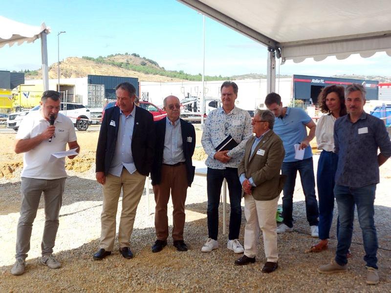 Pose de la première pierre de la station H2 Qair AREC - 28 août 2025